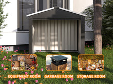 Load image into Gallery viewer, SUXXAN Metal Outdoor Storage Shed 3FT x 3FT, Tool Storage Backyard Shed, Tiny House Garden Shed for Backyard, Lawn, Patio (Black)
