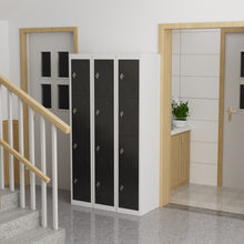 Load image into Gallery viewer, SUXXAN 6 Tier Metal Storage Locker for School, Gym, Home, Office, Steel Locker Cabinet with 6 Doors, Assembly Required（Lock Not Included）
