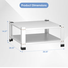 Load image into Gallery viewer, Laundry Pedestal 28&quot; Wide for Washer and Dryer Stand, Universal Fit 700lbs Capacity, Washing Machine Base Stand Dryer Base Platform Heavy Duty
