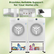 Load image into Gallery viewer, Two Pack Laundry Pedestals Universal Fit 700lbs Capacity for Washer &amp; Dryer, 18&quot; Tall Washing Machine Base Stand Dryer Base Platform Heavy Duty (2 Pack)
