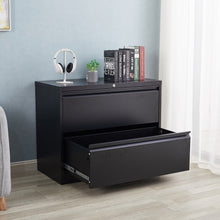 Load image into Gallery viewer, SUXXAN Metal Folding Lateral File Cabinet with 2 Drawers, Assembly Required
