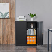 Load image into Gallery viewer, SUXXAN Small Industrial Metal Storage Cabinet with 2 Adjustable Shelves for Home and Office, Assembly Required
