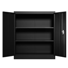 Load image into Gallery viewer, SUXXAN Small Industrial Metal Storage Cabinet with 2 Adjustable Shelves for Home and Office, Assembly Required
